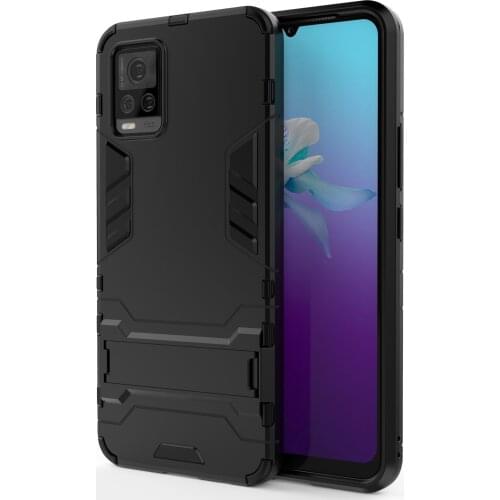 For VIVO V 15 9 7 3 20 SE 17 11 PRO Case Shockproof TPU Bumper Holder Stand Armor Phone Cover