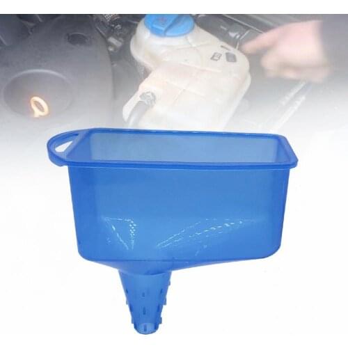 Oil Funnel Efficient Adding Oil Compact Small Size Blue Car Funnel for Motor
