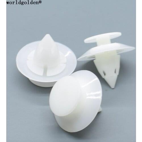 Worldgolden 100pcs auto fasteners Trim Panel Retainer for Ford