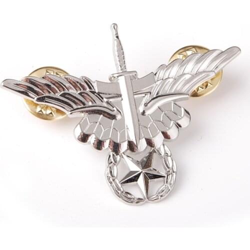 UNITED STATES US ARMY FREEFALL PARACHUTIST BADGE PIN SILVER GREY Military Store