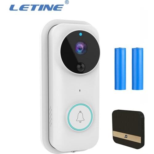 1080P Smart WiFi Doorbell Wireless HD Video Doorbell PIR Detection IR Alarm Night Vision Smart Home Door Bell For Apartments