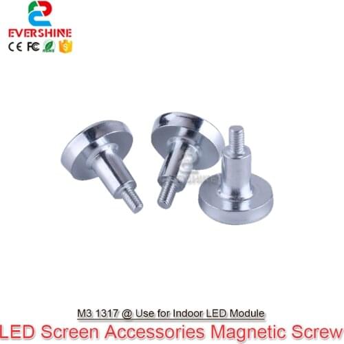 500Pcs/Lot Magnet Screw Outside Thread M3 1317 Magnetic Column Cylinder Magnet For P2 P2.5 P3 P4 P5 P6 P10 Indoor LED Module