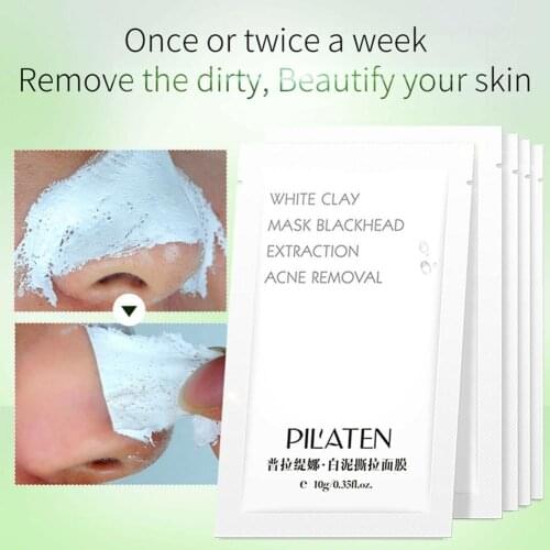 10g white clay tearing mask to remove blackheads shrink hydrate pores moisturize skin and Y2K1