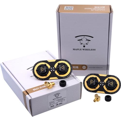 Maple Wireless Updated 11dBi Circularly Polarized Maple Leaf Antenna SMA EV200D Fatshark SKYZONE 5500-5800MHz FPV RC Drones