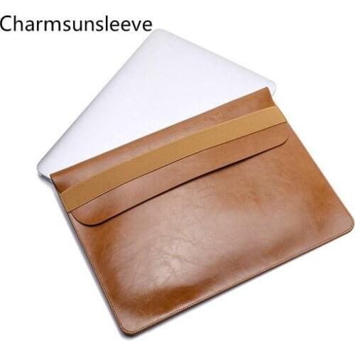 Charmsunsleeve,For Lenovo Thinkpad E595 (15") Laptop Pouch Case,Microfiber Leather Cover Sleeve Bag