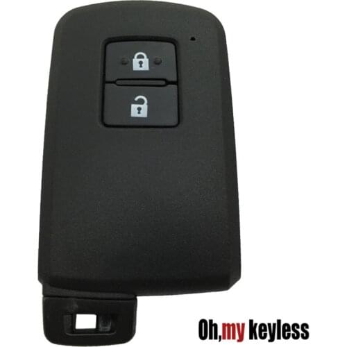 2 button smart key case for toyota crown Camry Matrix Yaris RAV4 Avalon remote control key shell