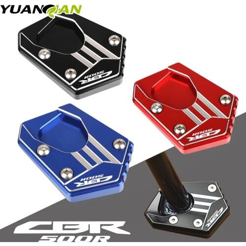 For HONDA CBR500R CBR 500 R 2013-2020 2014 2015 Motorcycle Kickstand Foot Side Stand Extension Pad Support Plate Enlarge Stand