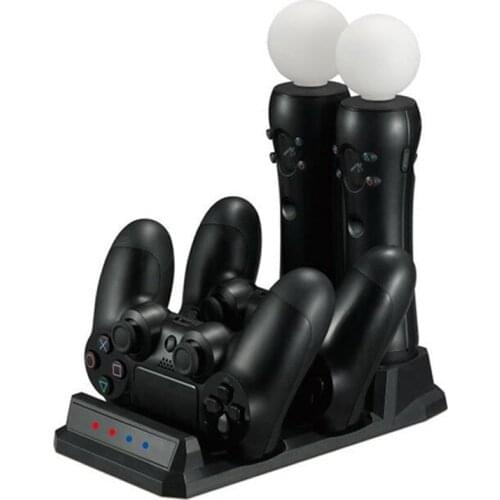For P4 Controller Charger P-4 Controller Charging Docking Station Charger Stand For PSmove Pro Controll