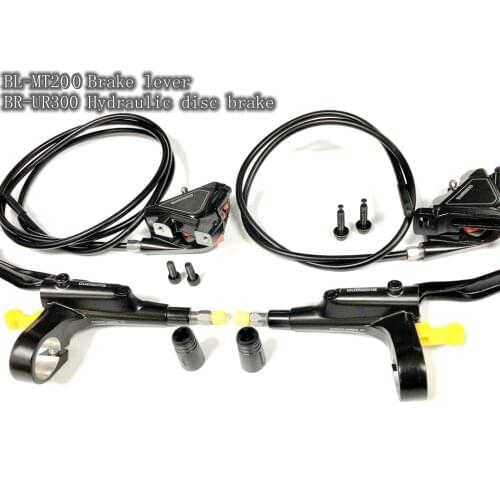 SHIMANO BR UR300 Hydraulic Disc Brake Flat Mount Road Bike Flat bar with MT210 brake lever for Giant Fastroad SL1 SL2 Revoit-F1