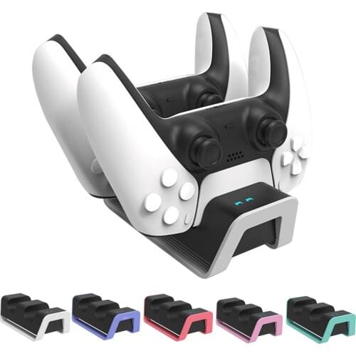 Fast Charging Controller Charger Type-C Dual Ports Powered Charging Dock For SONY Playstation 5 Move Joystick Gamepad Controlle