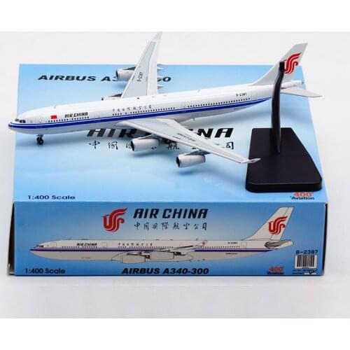 1:400 Scale China International Airways A340-300 Airline Model with Base Alloy Aircraft For Collectible Souvenir Show Gift Toy