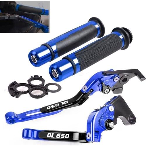 Motorcycle Adjustable Brake Clutch Levers For Suzuki DL 650 DK650 2011 2012 2013 2014 2016 2017 Brake Handle Grips Bar