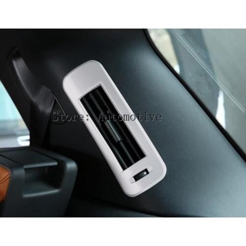 For Land Rover Discovery Sport ABS Chrome C Pillar AC Outlet Vent Cover Trim Sticker Auto Parts Car-Styling 2015
