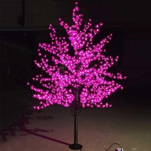 Outdoor Waterproof Artificial 1.5M Led Cherry Blossom Tree Lamp 480LEDs Christmas Tree Light for Home Festival Decoration