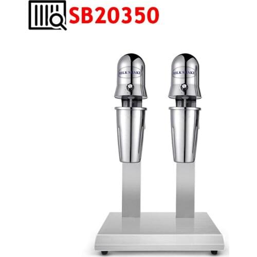 220V Stainless Steel Small Milkshake Machine Juice Milk Electric Mixer Coffee Milk Tea Shop Commercial Milk Frother Equipment