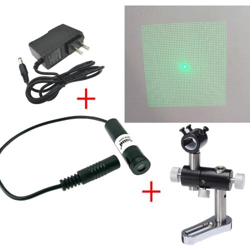 510nm 10mW 50*50 Green Grid Grating Laser Module 3D Structural Light Source