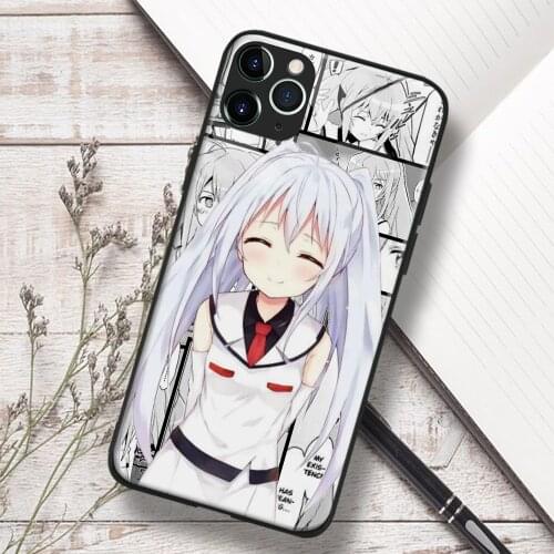 Isla Plastic Memories Anime Phone Case for IPhone 11 12 Mini Pro XS Max X XR 6 7 8 SE Plus Samsung Soft TPU Glass Cover Shell