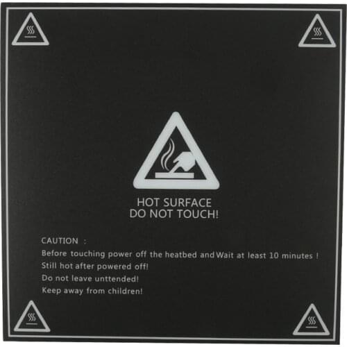 Frosted Heated Bed Sticker 200/214/220/280/300mm Printing Build Sheet Build Plate Sticker 3d Printer Tape Platform Sticker