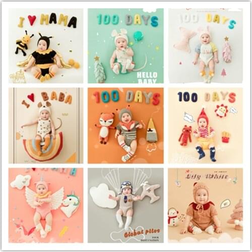 Dvotinst Newborn Photography Props 2020 Mouse Outfits Bonnet Cute Doll Theme Set Fotografia Accessories Studio Shoot Photo Props