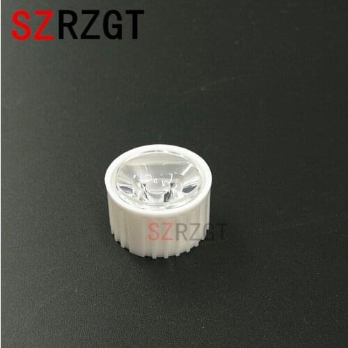 10pcs 5degrees LED Lens With white Holder For 1W 3W 5W High Power LED Lamp Light