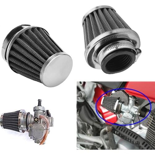 Universal 35-60mm Motorcycle Tapered Air Filter Cleaner Dirt Pit Bike For Honda Yamaha Suzuki Kawasaki Street Bike Air Filter