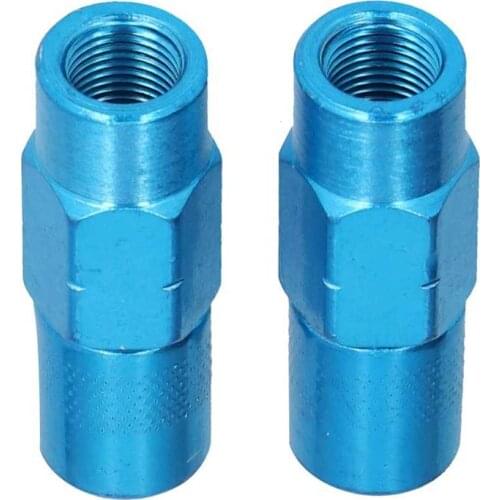 2Pcs Alloy Grease Gun Hose Good Self-Locking Tight Bite Durable Wear Resistant Standard Grease Coupler For Machining