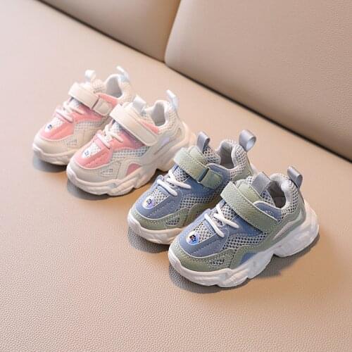 2021 Spring Autumn Baby Boys Sport Shoes Baby Girls Sneakers 1-6 Years Toddler Running Shoes for Boys Girls Casual Shoes 21-30