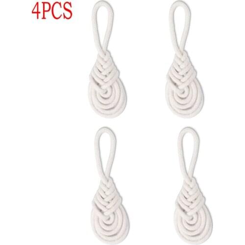 4Pcs/set Simple Cotton Rope Napkin Ring European Style Napkin Holders Dinner Table Handmade Napkin Rings for Wedding Dinner