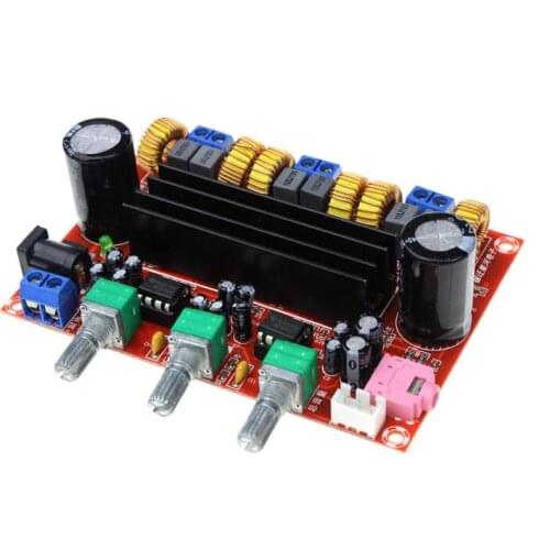 50W*2+100W 2.1 Channel Digital Power Amplifier Board Preamplifier Wide Voltage High Quality Subwoofer Board