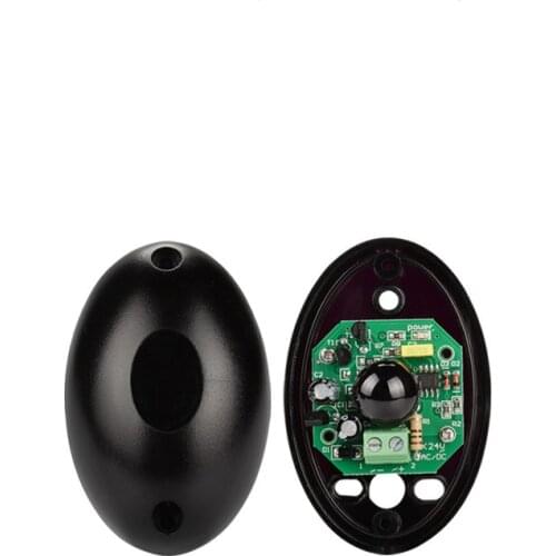 12V or 24V Active Photoelectric Single one 1 infrared Beam Sensor Barrier Detector for Gate Door Window burglar alarm system