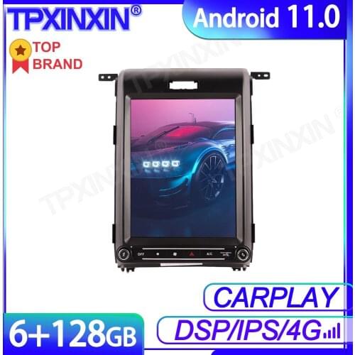 Android11.0 For Ford F150 SVT RAPTOR 2015-2020 Head Unit Car Multimedia Player Auto Radio Tape Recorder GPS Navigation DSP IPS