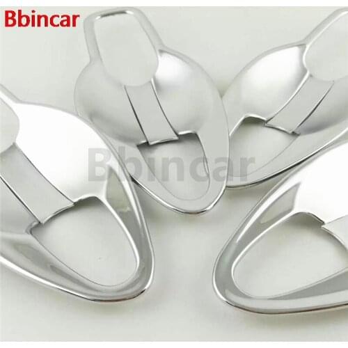 Bbincar Model High Quality Chrome Gate Bowl ABS Decoration Strip 8pcs Car Accessories For Nissan Sylphy 2016