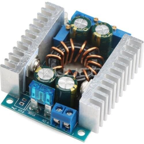 150W Power Supply Module DC 10~32V to 10~46V 16A Adjustable Boost Converter DC 12V 24V Voltage Regulator/Adapter/Charger/Driver