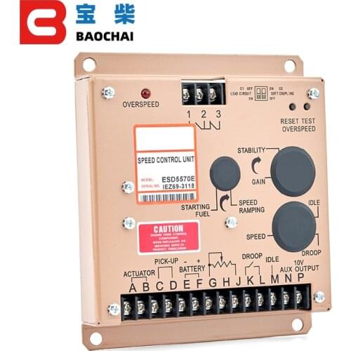 Cummins Generator Unit GAC Speed Control Board ESD5570E Speed Controller Electronic Speed Regulation Diesel Engine Parts