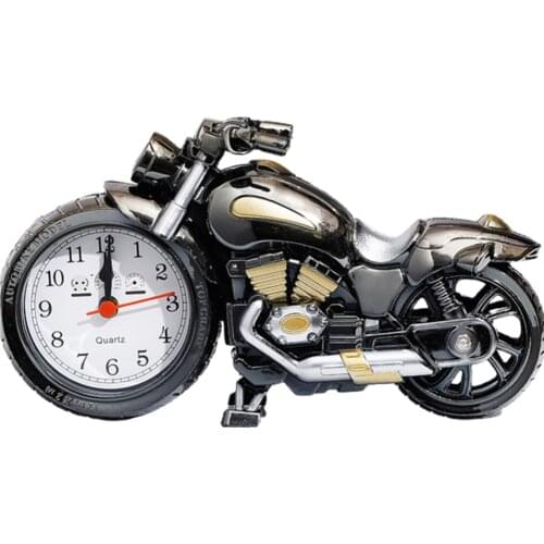 Alarm Clock Timepiece Hour Bell Accurate Timing Creative Design School Or Work ABS Material Unique Gift Golden Retro Style