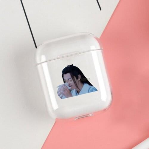 Wei Wuxian The Untamed Cases For Apple AirPods 1 2 Case Clear Wireless Bluetooth Earphone Case Protective Shell