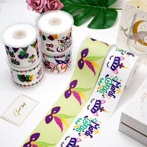 DIY Shrovetide Printed Grosgrain Ribbon For Craft Supplies Sewing Accessories 5 Yards, Planar Resins Mold 10 Pieces. 3642