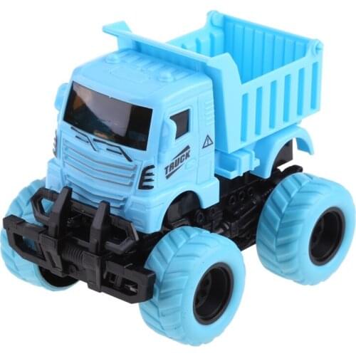 E65D Engineering Model Toy Cars Engineering Vehicle Baby Car Toy Impact Four-wheel Drive Deformation Toy 360 Rotation Car Toy
