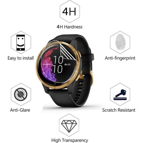 Hydrogel Clear Protective Film Guard Protection For Garmin Venu Smart Watch Smartwatch Full Screen Protector Cover