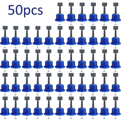 50pcs/set Level Wedges Tile Spacers For Tile Flat Ceramic Floor Wall Construction Tools Reusable Tile Leveling System Kittile