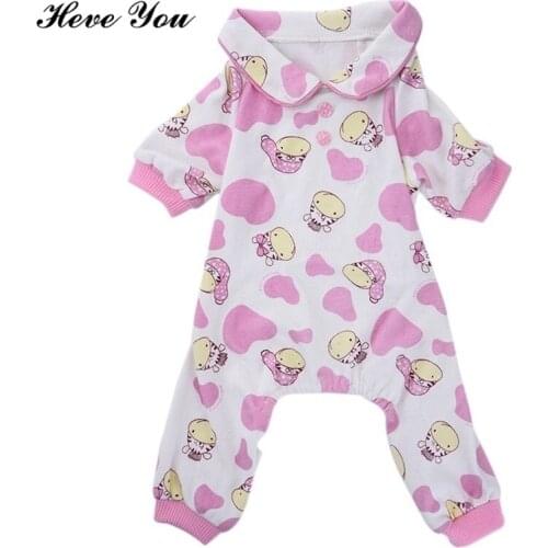 Heve You Pet Jumpsuits New Fashion Cotton Pet Clothes for Small Dogs Cute Puppy Chihuahua Dog Clothing Pet Pajamas Cat Clothing