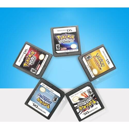 Hot Sell Nostalgia Video Game Cards For Nintendo Pokeon Game Cartridge Console Card English For DS NDS NDSL 3DS 3DSLL