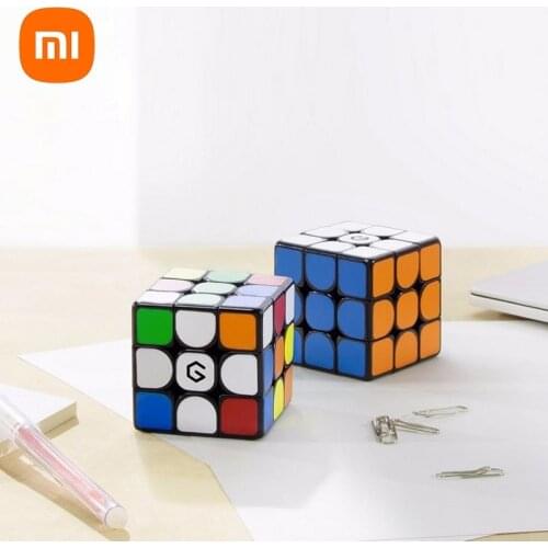 Xiaomi Mijia Giiker M3 Magnetic Cube 3x3x3 Vivid Color Square Magic Cube Puzzle Science Education Work with Giiker App Kids Gift