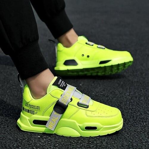 Big Number PU Leather Hard-wearing Man Sneakers Men Sport Shoes Male Sports Shoes for Men Chaussures Sport Homme Running B-527