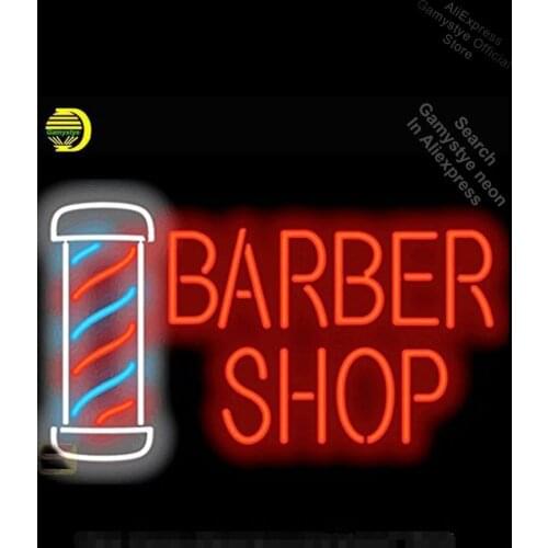 Neon Sign for Barber Shop Pole neon bulb Sign Beer Bar Pub Neon lights Windows Garage Wall Sign Neon Signs For Home Bright Color