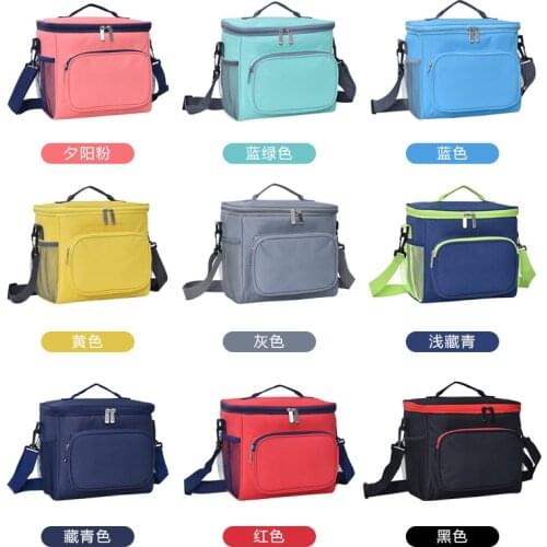 New Fashion Picnic Bag, Large Capacity Lunch Bag Multipurpose Food Insulated Thermal Bag for Camping Picnic Hiking