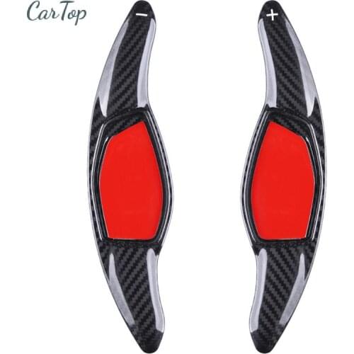 New For Audi RS3 RS4 17-18 RS5 R8 TTRS 2016 2017 2018 Carbon Steering Wheel Paddle Shift Extend Shifter Extension Trim