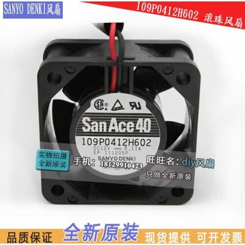 NEW SANYO DENKI SAN ACE 109P0412H602 4020 12V 4CM silence switch cooling fan