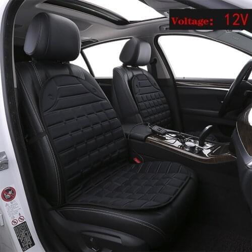 Heated Car Seat Cushion Cover Heating Pad 12V-24V Universal Car Seat Warmer Heater Protector for Winter