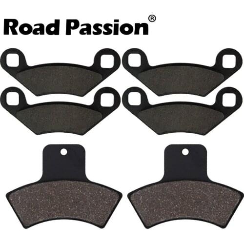 Road Passion Motorcycle Front & Rear Brake Pads For POLARIS ATV Sport400 Sport 400 1999-2000 Diesel 455 cc Diesel455 1999-2001